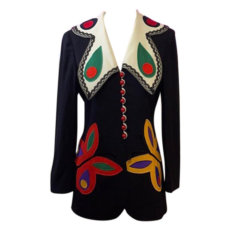 Moschino Cheap Chic Butterfly Blazer For Sale
