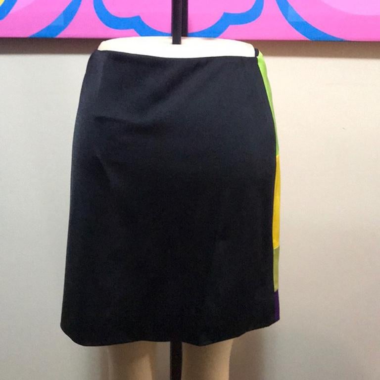 Women's Moschino Cheap Chic Color Block Mini Skirt For Sale
