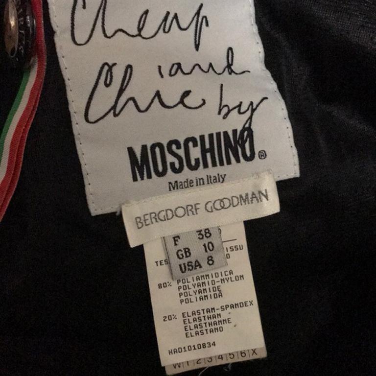 Moschino Cheap Chic Color Block Mini Skirt For Sale 3