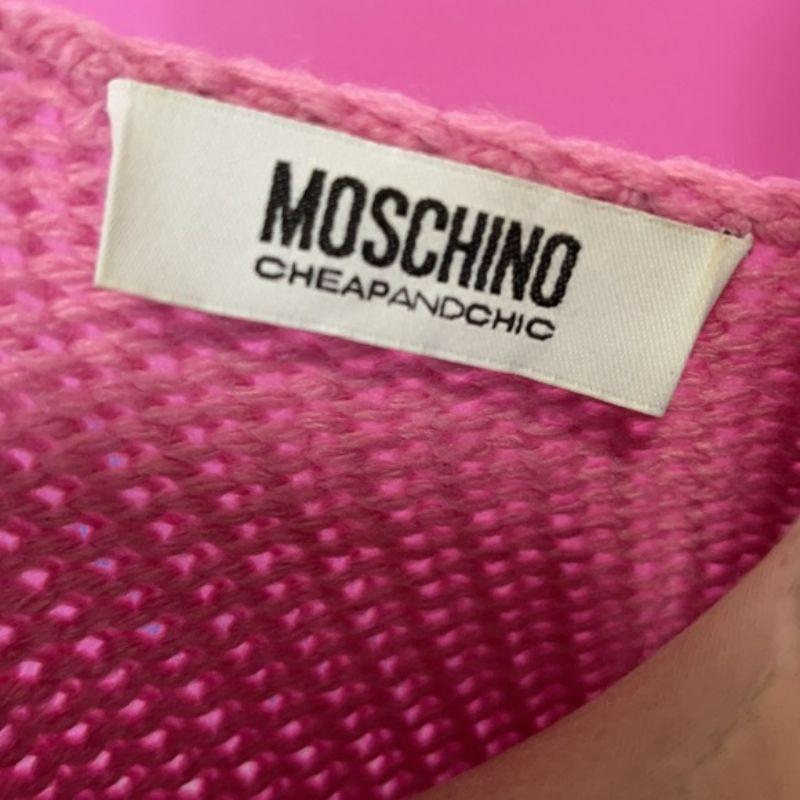 Moschino Cheap Chic Amor Pullover mit Engelsmuster im Zustand „Gut“ im Angebot in Los Angeles, CA