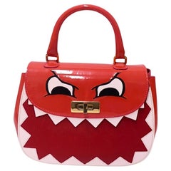 Moschino Cheap & Chic “Dino” Red Patent Leather Bag