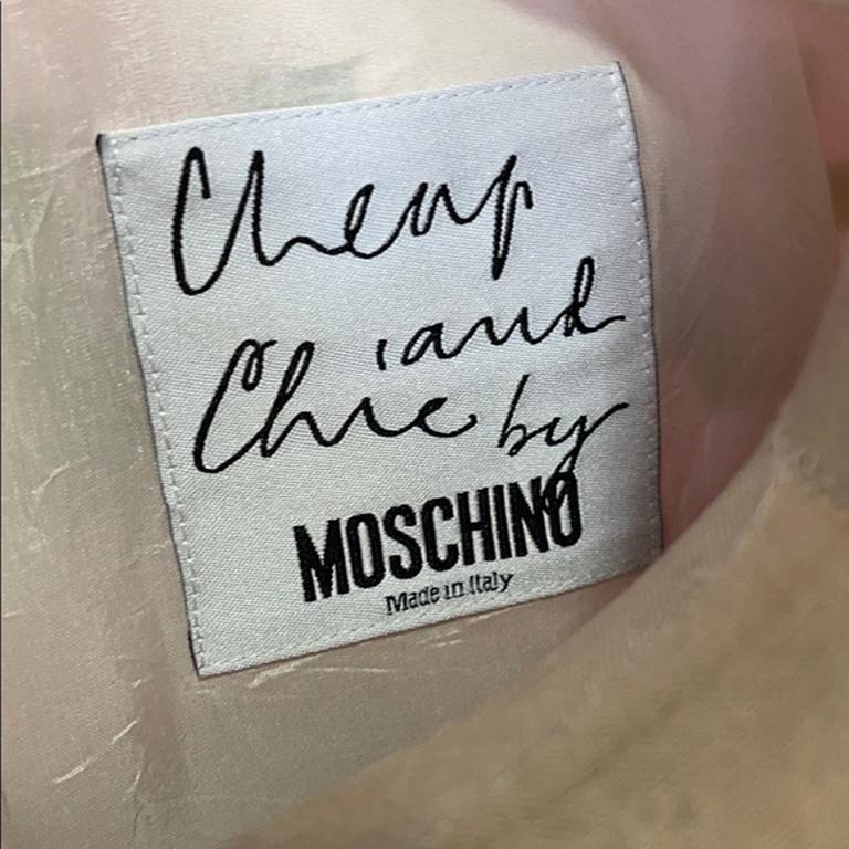 Moschino Cheap & Chic Hand Print Painters Vest For Sale 4