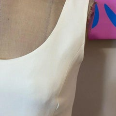 Moschino Cheap Chic Ivory Crop Top