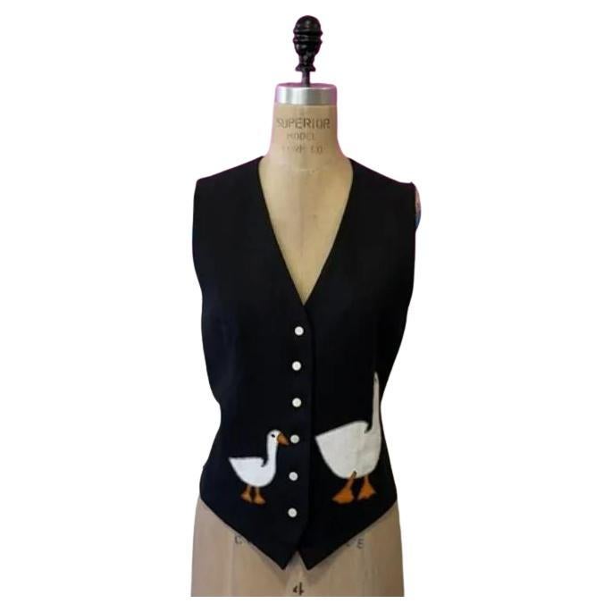 Moschino Cheap Chic Leinen-Entenweste
