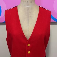 Moschino Cheap & Chic Mickey Mouse Wool Vest