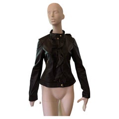 Veste en cuir Moschino Cheap & Chic Mint Condition 42Itl