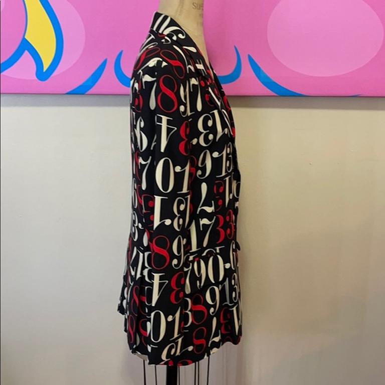 Moschino Cheap and Chic Blazer con i numeri 7