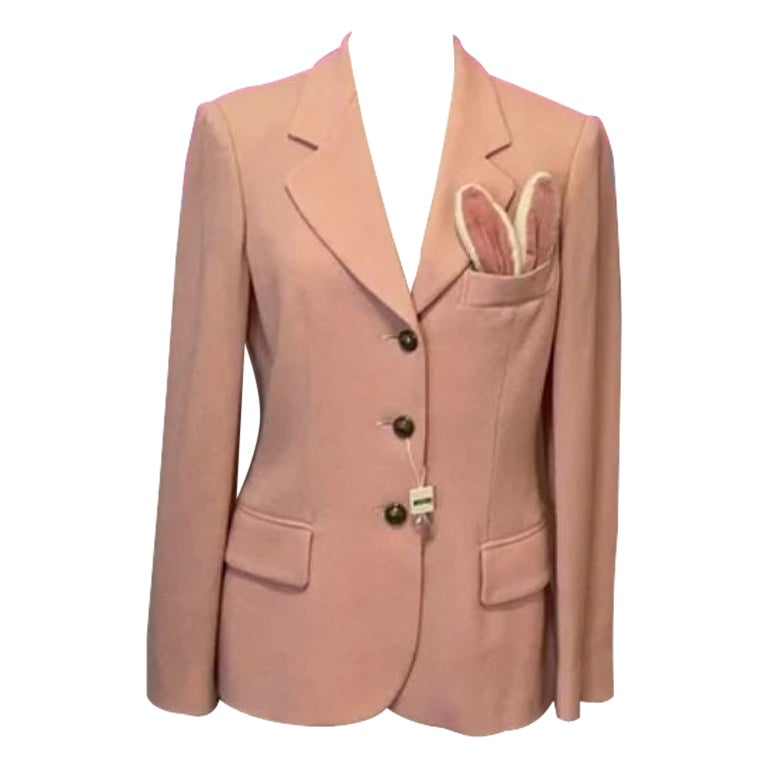 Moschino Cheap Chic Chaqueta Blazer Conejito Rosa