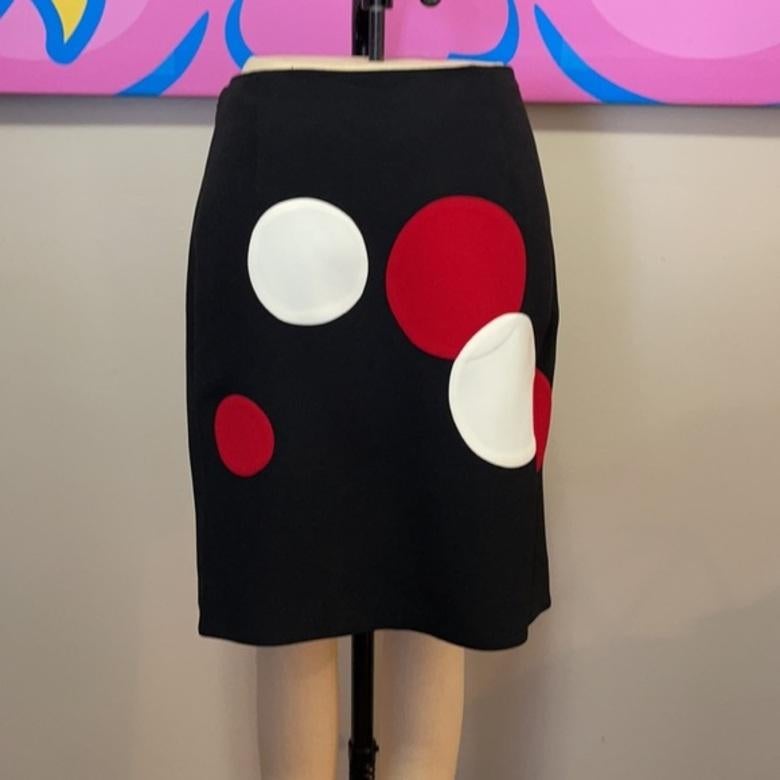 Moschino Cheap Chic Polka Dot Skirt 1