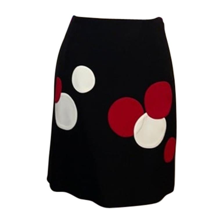 Moschino Cheap Chic Polka Dot Skirt
