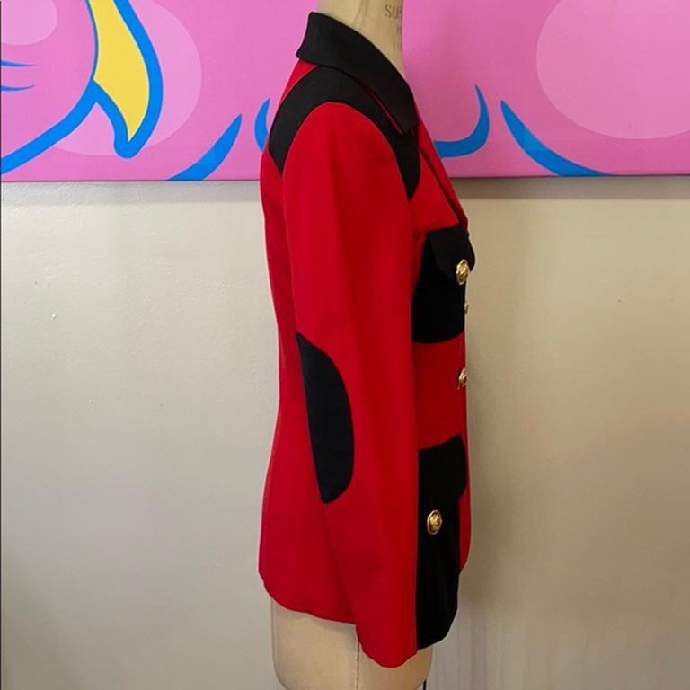 red military jacket womens