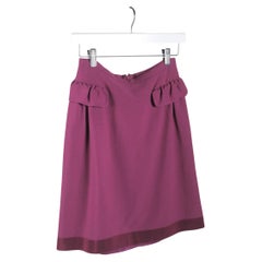 Moschino Cheap & Chic Skirt Fuschia Wool Size US4