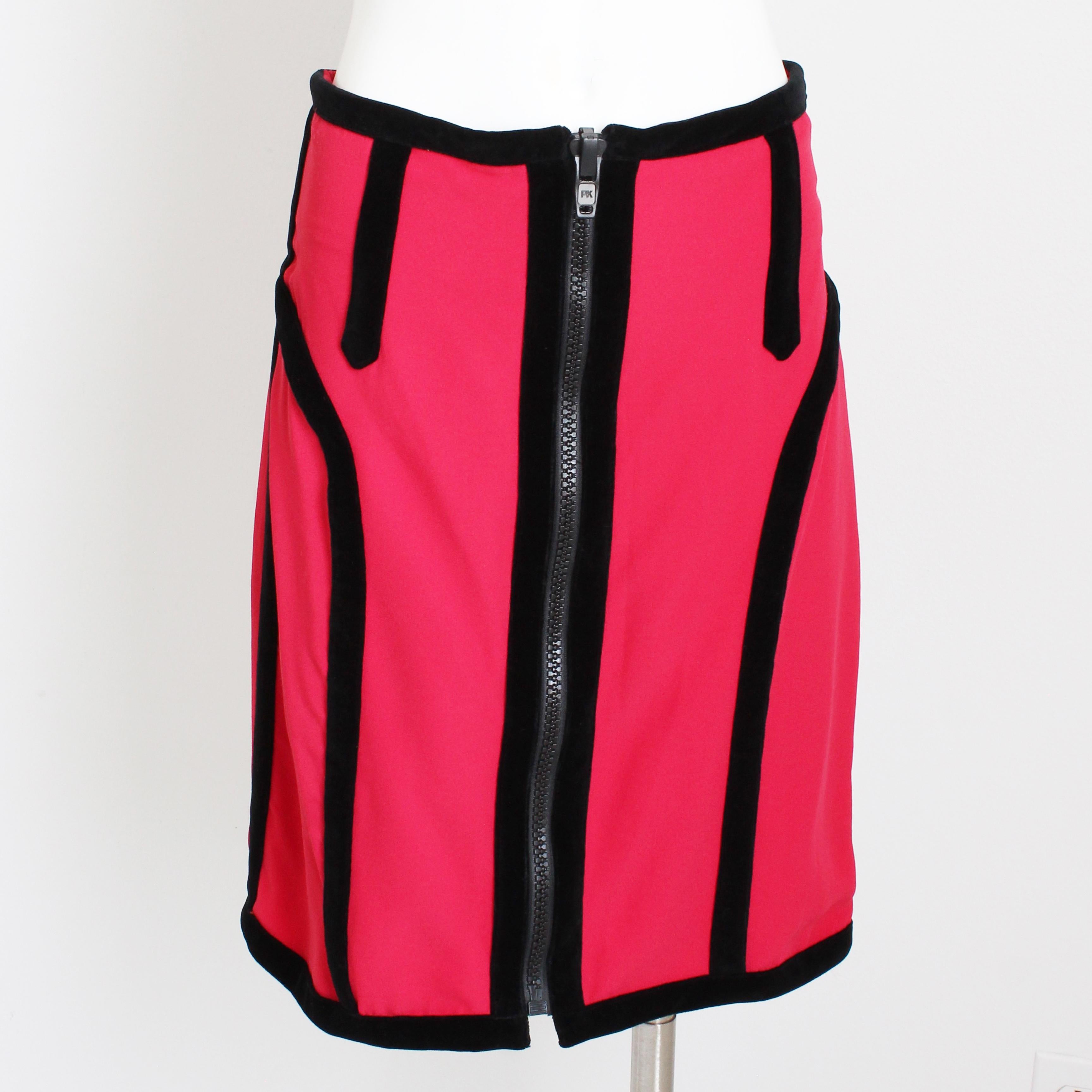 Preowned, vintage Moschino Cheap and Chic mini skirt, likely made in the early 90s. As seen on Fran Drescher in the TV series 