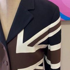 Moschino Cheap Chic Union Jack Blazer The Nanny