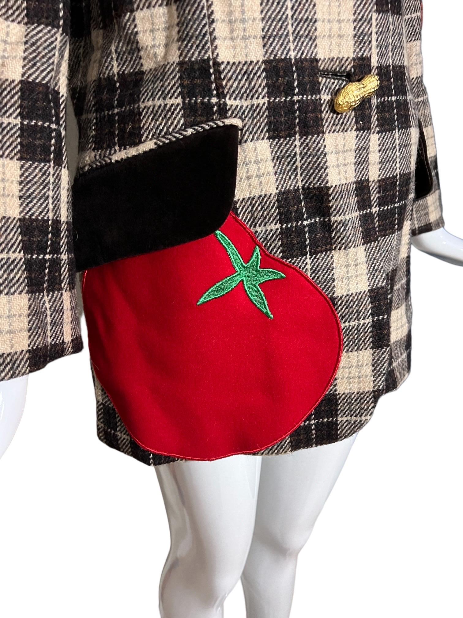 Moschino Cheap & Chic Vintage Vegetable Jacket as seen on the Nanny 3