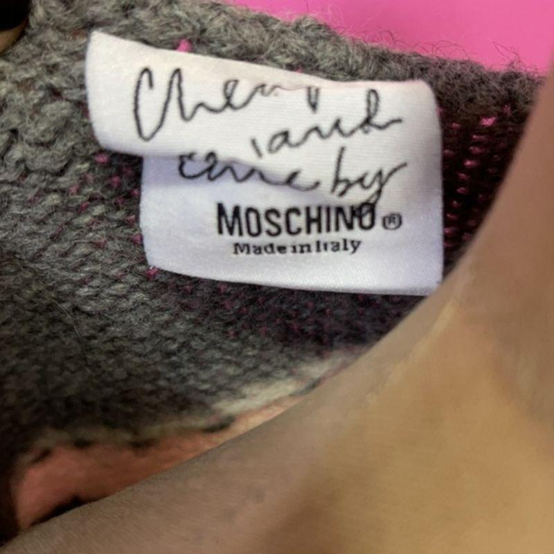 Moschino Cheap Chic WARM Wool Tunic sweater In Excellent Condition For Sale In Los Angeles, CA