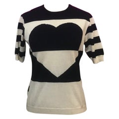Vintage Moschino Cheap Chic Wool Heart Sweater