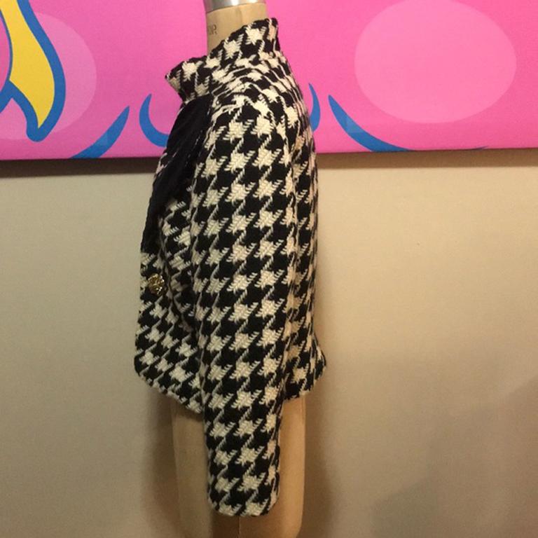Moschino Cheap Chic Wool Question Mark Jacket In Good Condition For Sale In Los Angeles, CA