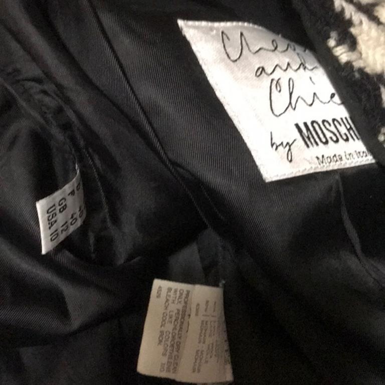 Moschino Cheap Chic Wool Question Mark Jacket For Sale 3