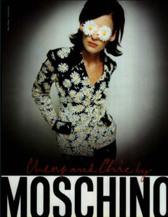 Moschino Cheap&Chic S/S 1996 "Love me, love me not" daisy print blazer