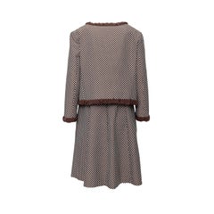 Moschino Checkered Dress and Jacket Set - '10s