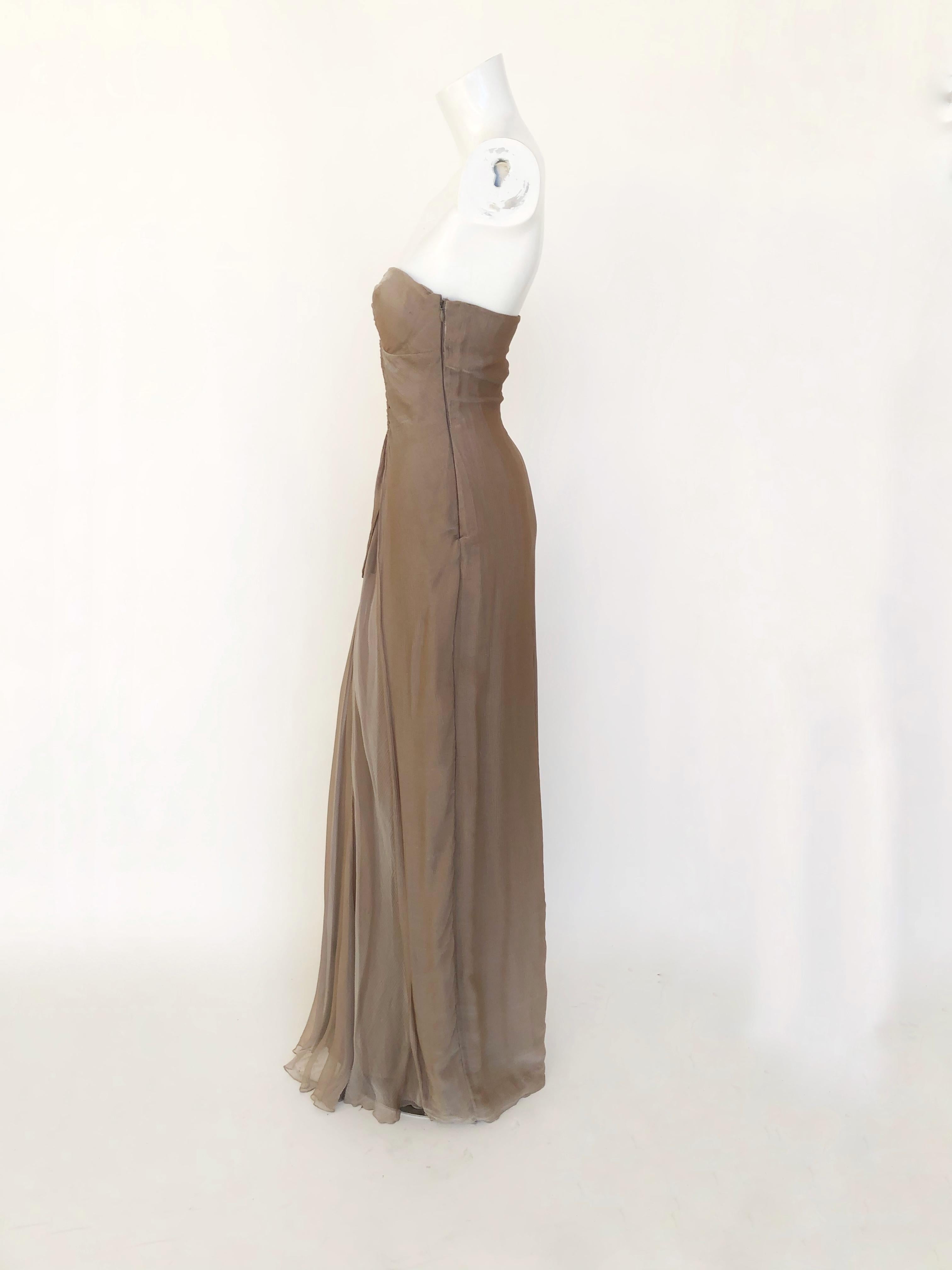 Women's MOSCHINO chiffon gown For Sale