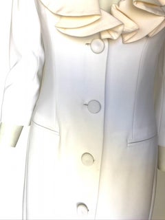 MOSCHINO Coat w/ ruffle