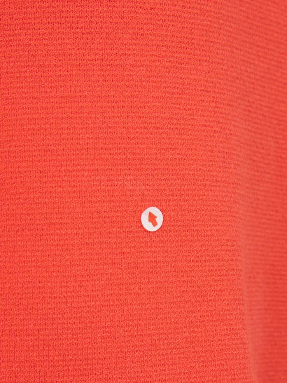 Moschino Coral Knit Floral Embellished Dress Size M In Good Condition For Sale In London, GB