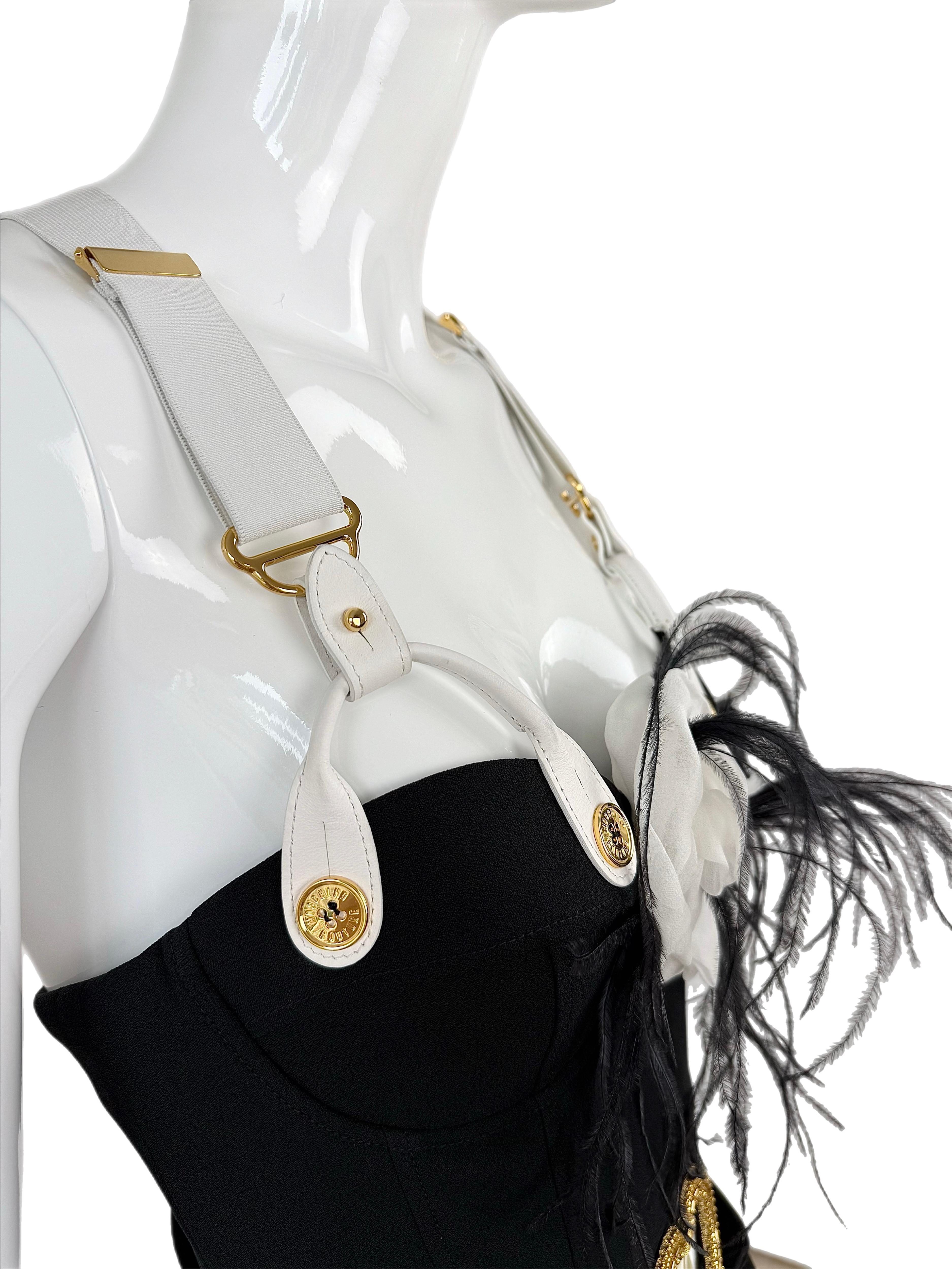 MOSCHINO COUTURE 2024 Laufsteg 40th Anniversary Edition Minikleid im Angebot 1