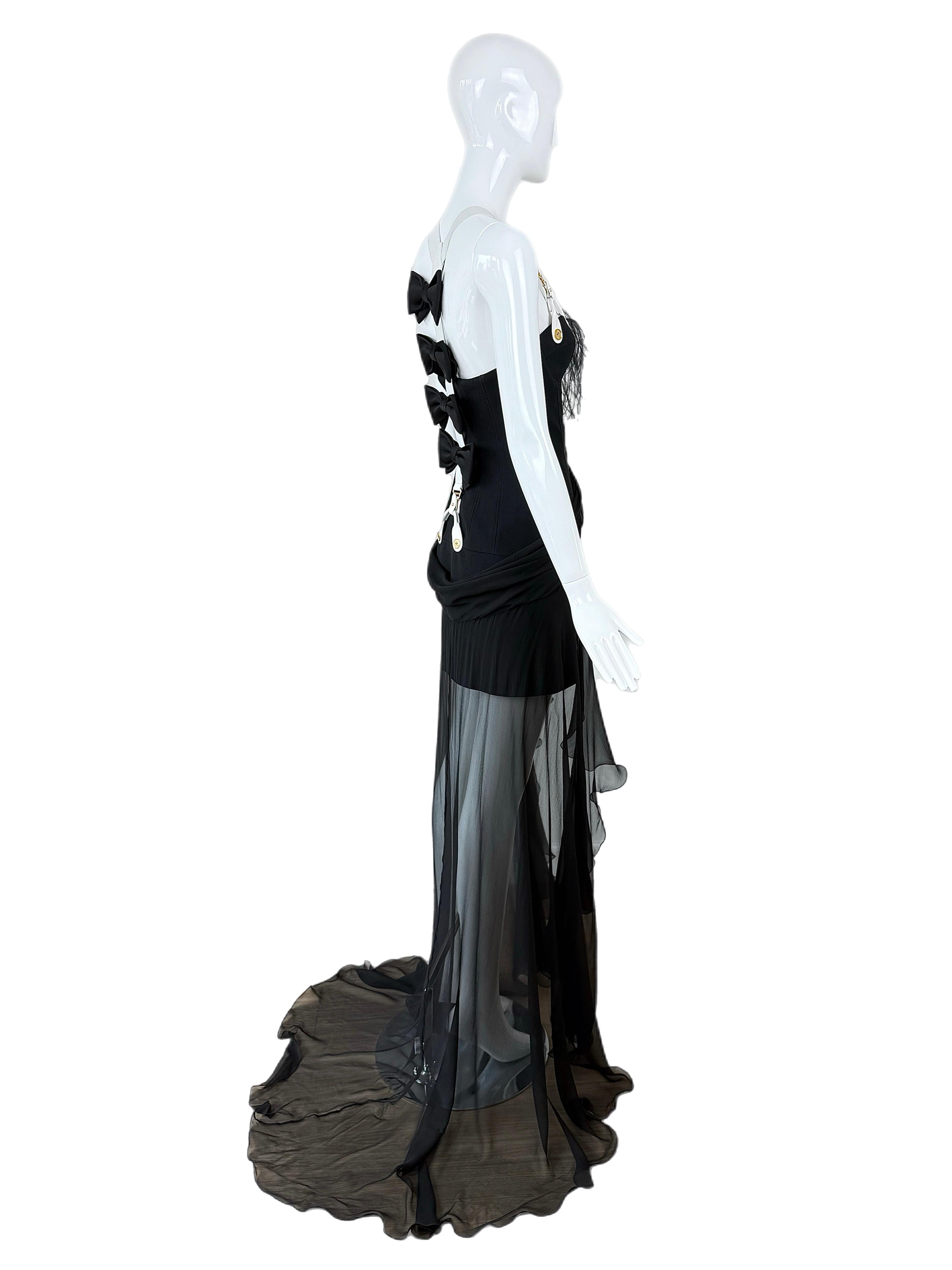 MOSCHINO COUTURE 2024 Laufsteg 40th Anniversary Edition Minikleid im Angebot 2
