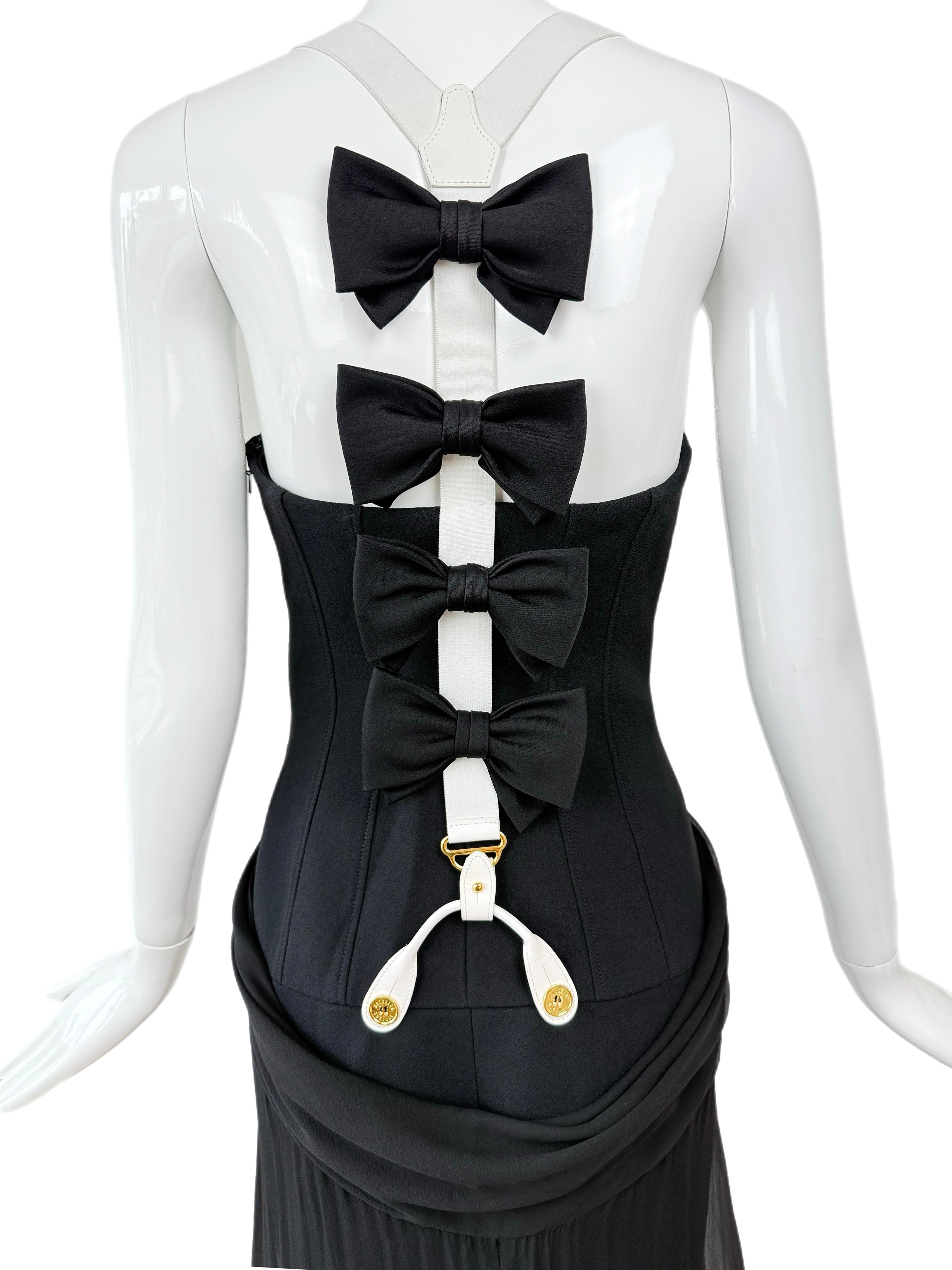 MOSCHINO COUTURE 2024 Laufsteg 40th Anniversary Edition Minikleid im Angebot 3