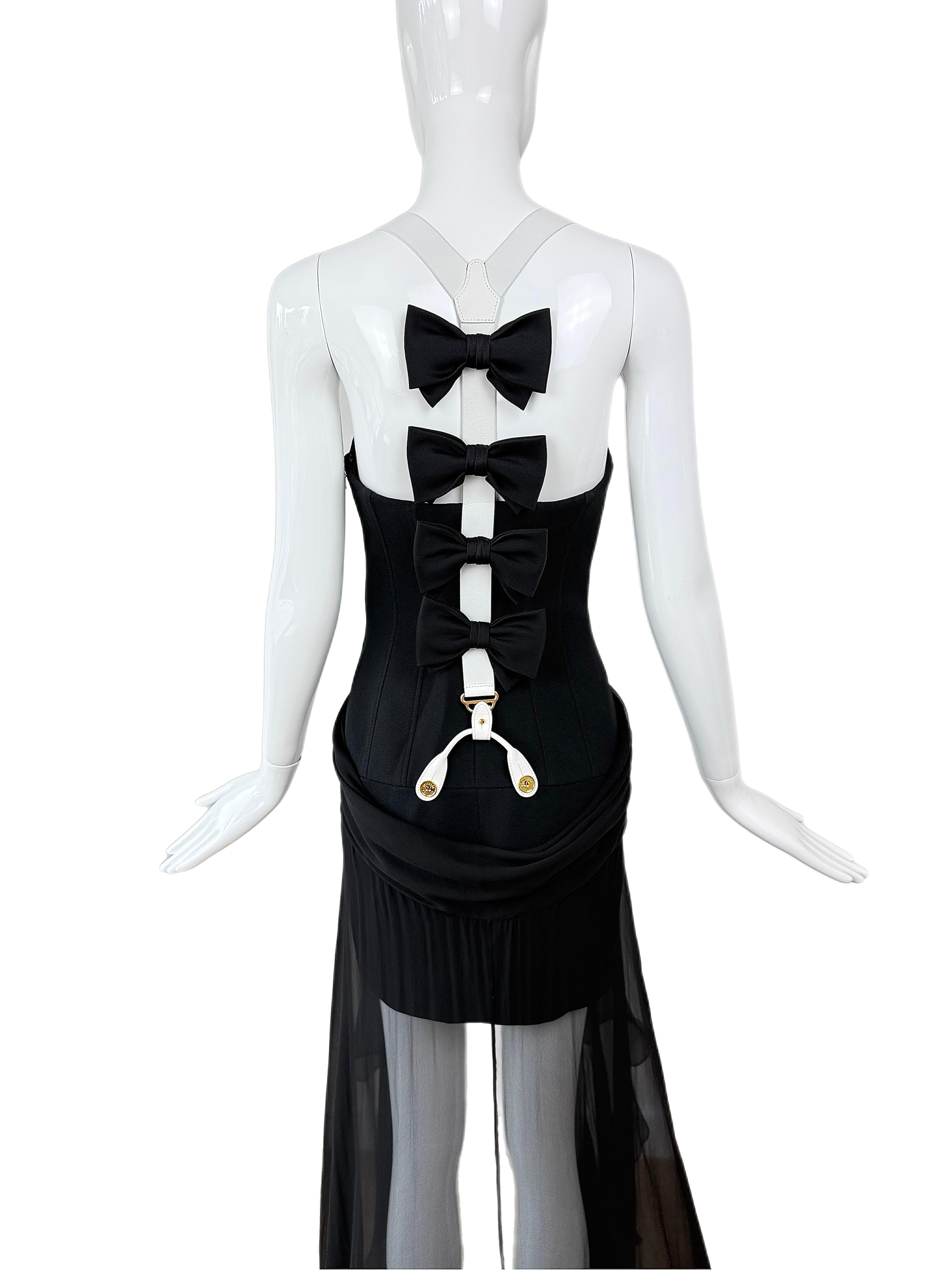 MOSCHINO COUTURE 2024 Laufsteg 40th Anniversary Edition Minikleid im Angebot 4