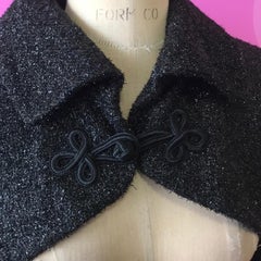 Moschino Couture Black Bolero Cropped Jacket