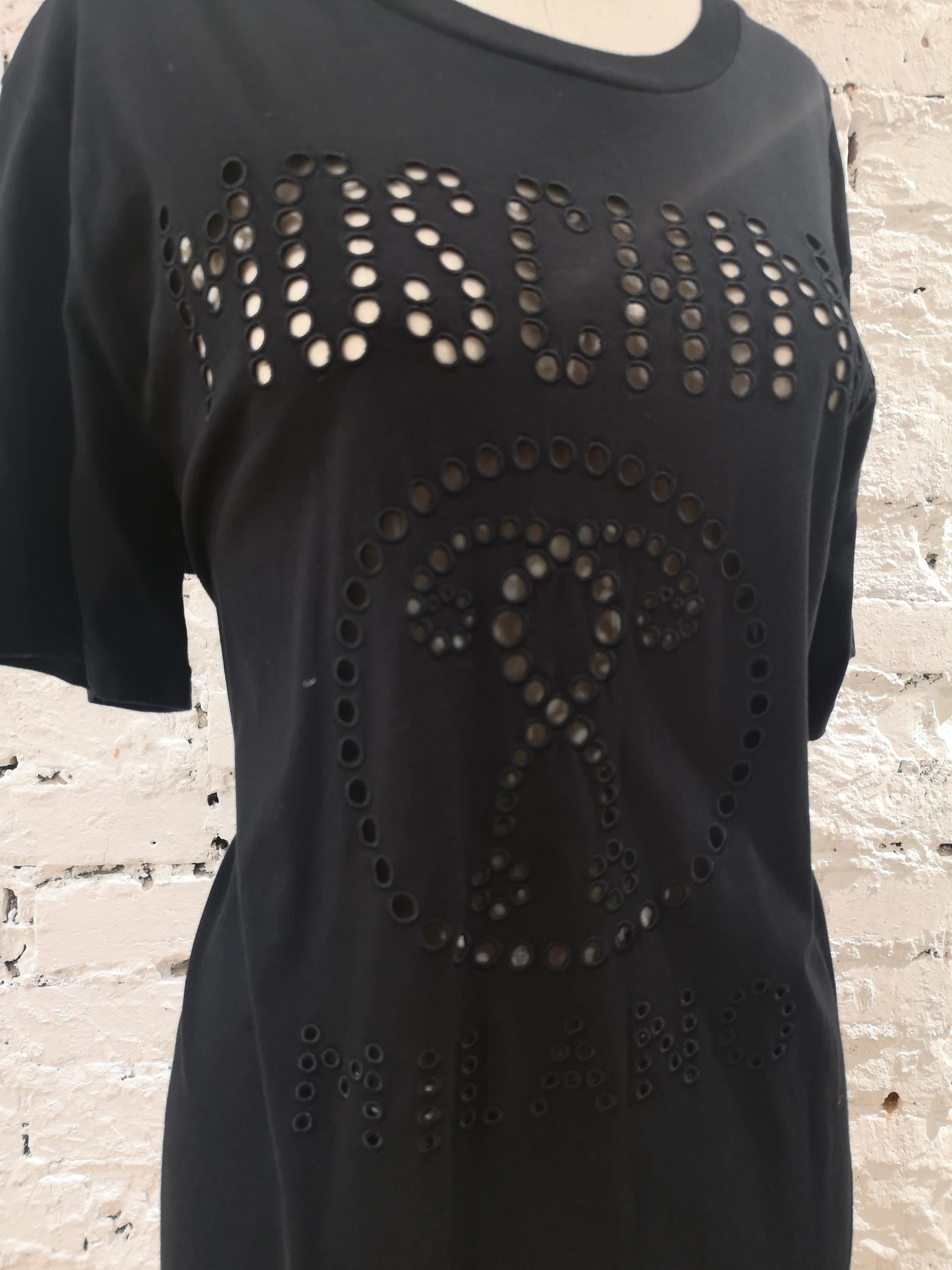 moschino couture black t shirt