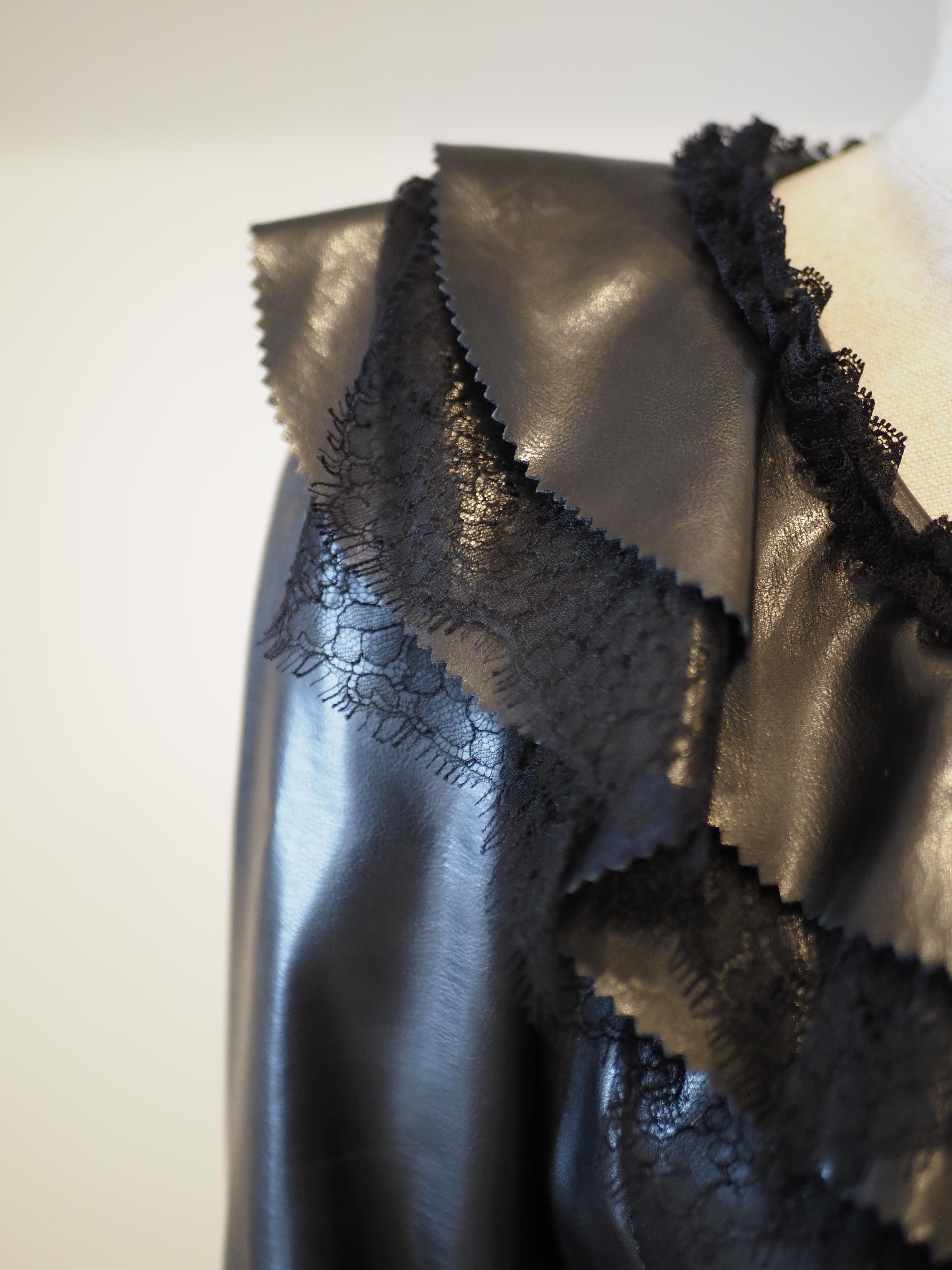 Moschino Couture black lace jacket For Sale 7