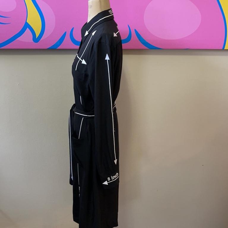 Moschino Couture Black Measurements Dape For Sale 2