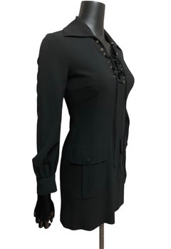 Moschino Couture Black Mini Dress