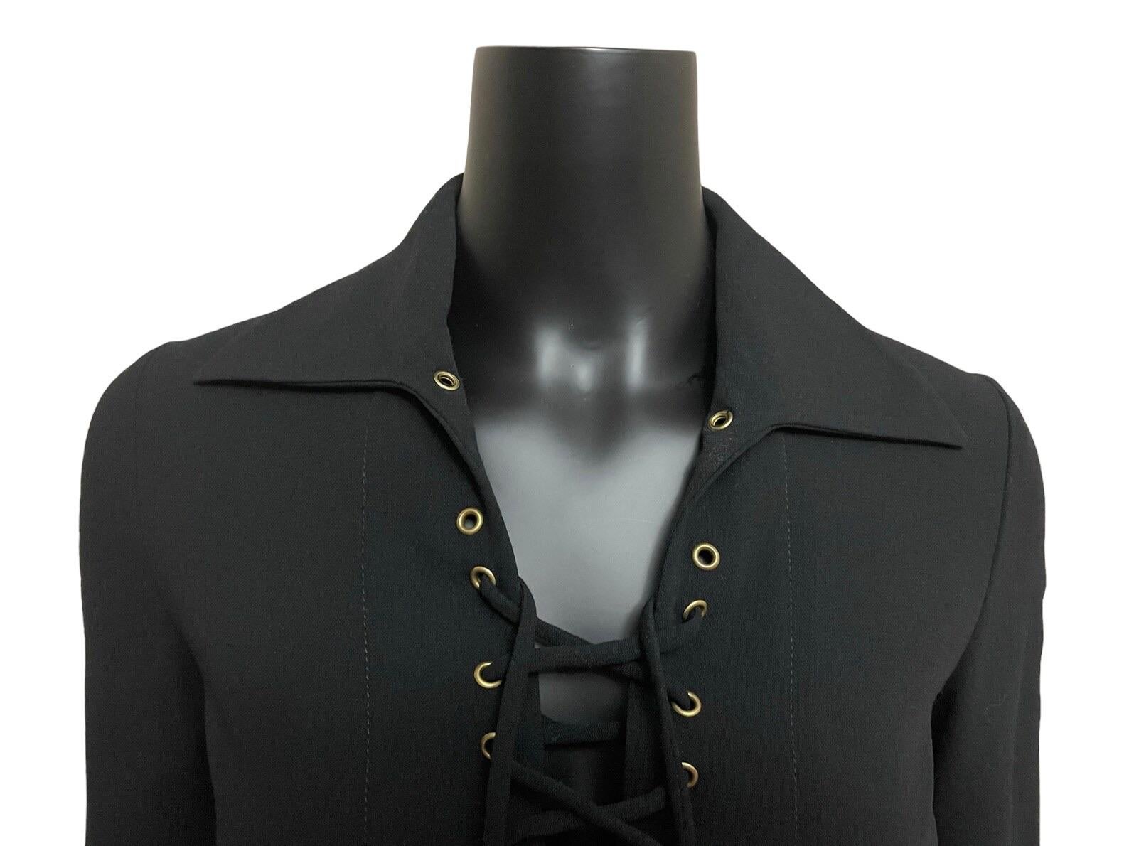 Moschino Couture mini-robe noire Excellent état - En vente à Brooklyn, NY