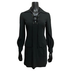 Vintage Moschino Couture Black Mini Dress