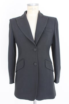 Moschino Couture Black Rhinestone Evening Jacket Glasses