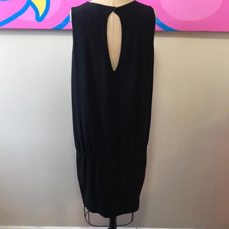 Moschino Couture Black Shift Dress I Feel Great For Sale 1