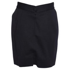 Moschino Couture Minifalda de lana virgen negra M
