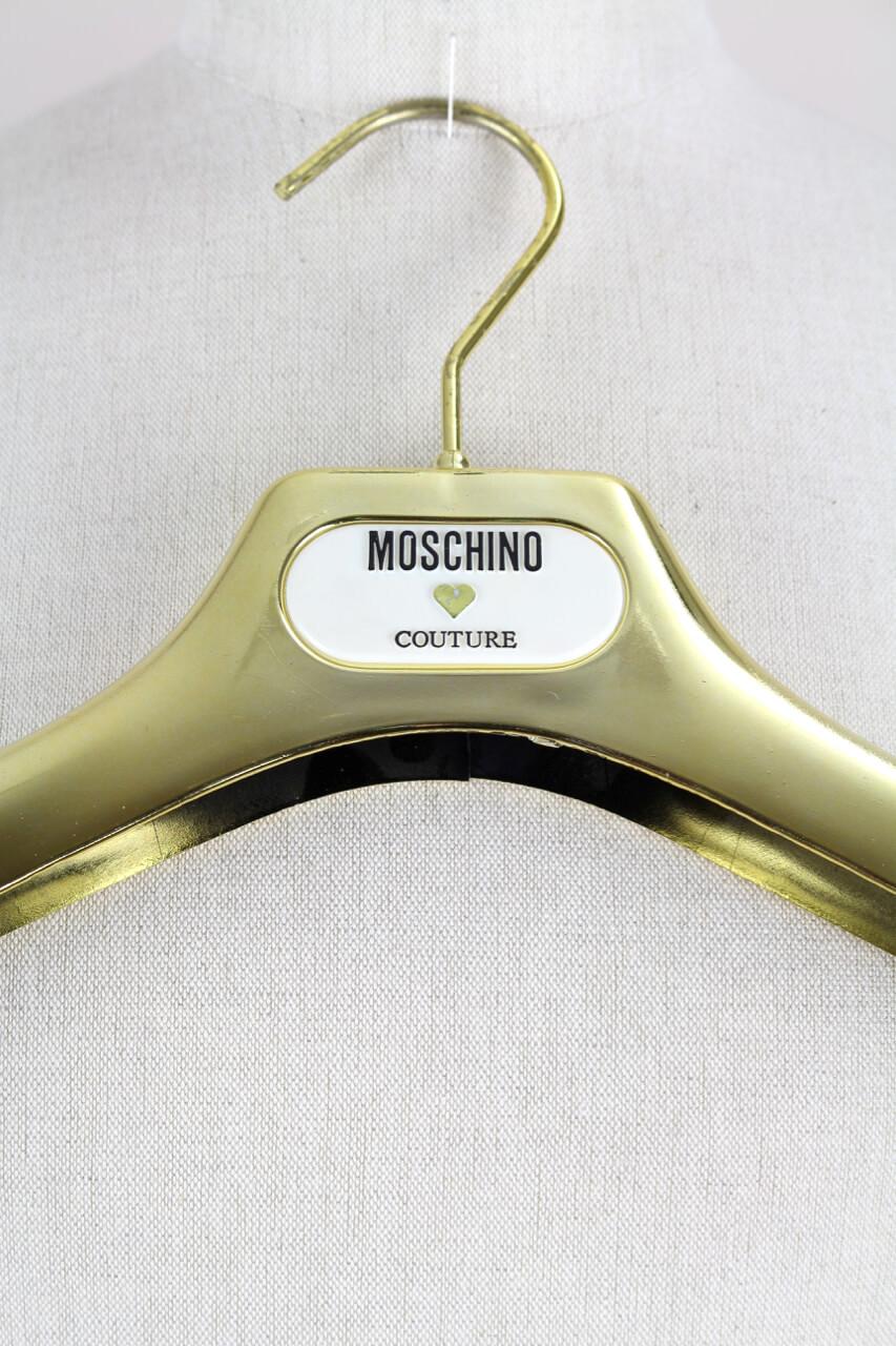 MOSCHINO COUTURE! Black Wool Cutlery 