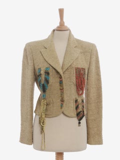 Moschino Couture Blazer With Pendants Decorations - 90s