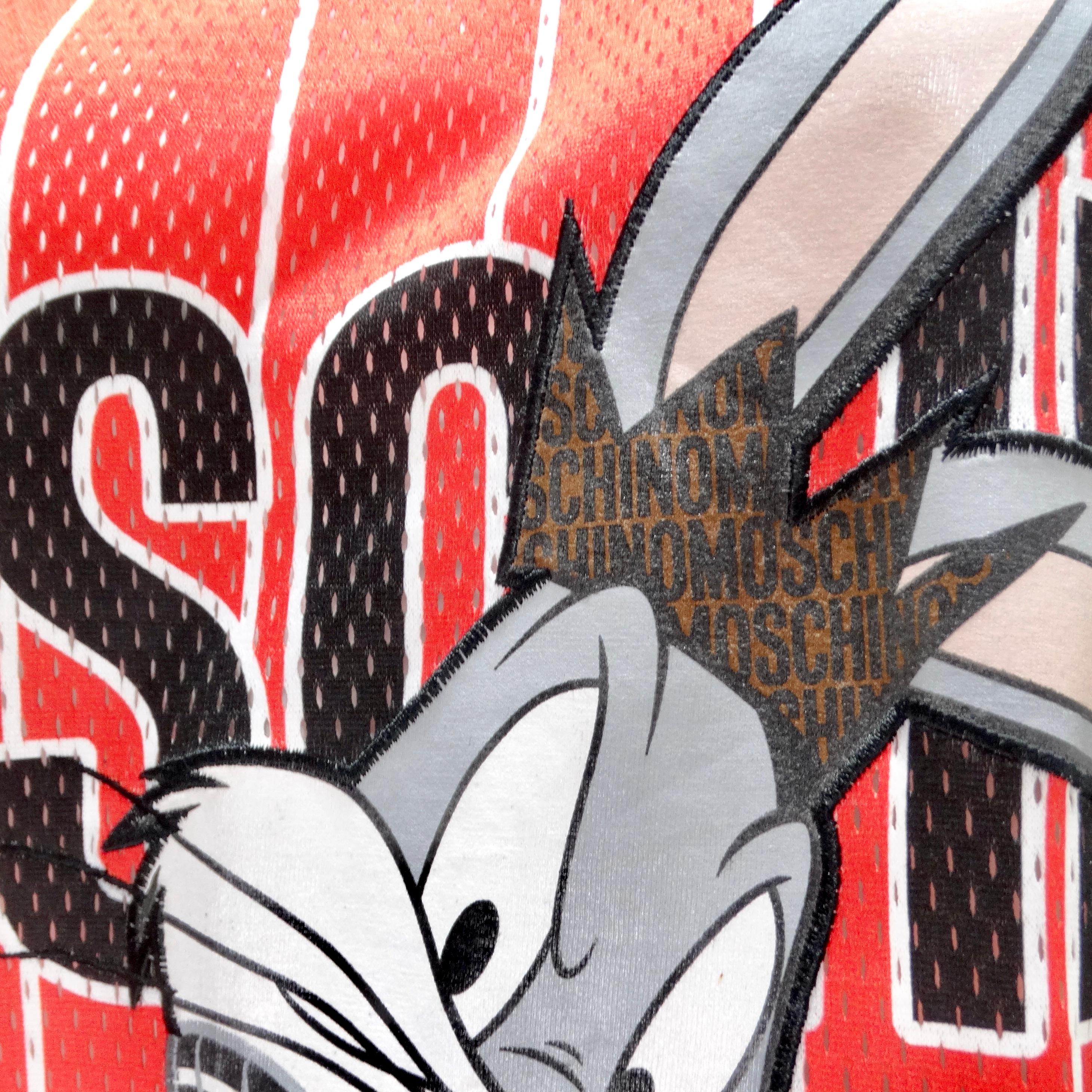 Beige Moschino Couture - Jersey basket-ball « Bugs Bunny »  en vente