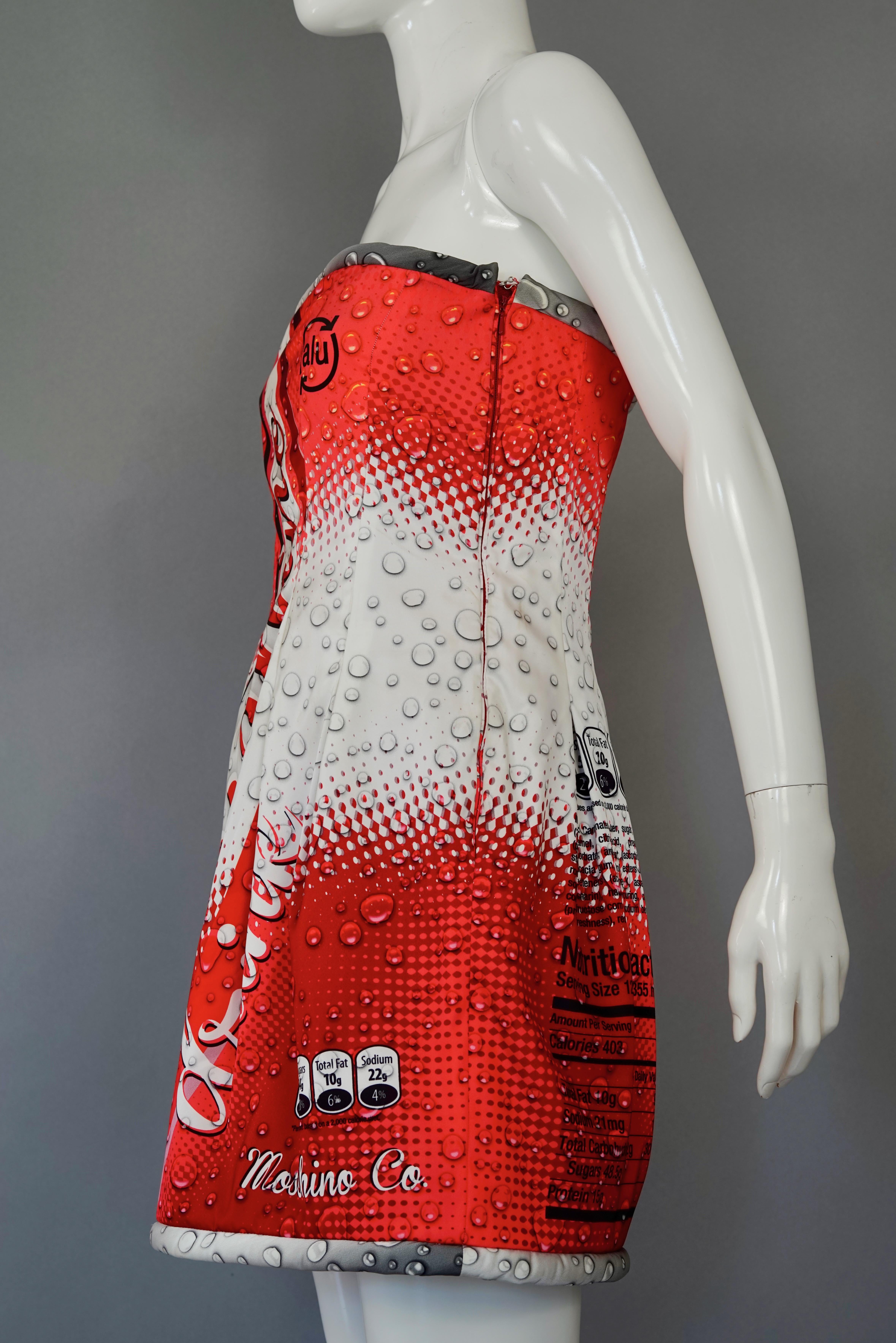 Red MOSCHINO COUTURE Cola Bustier Dress For Sale