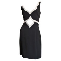 Moschino Couture Cut out Color Block Dress