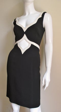 Moschino Couture Cut out Color Block Dress