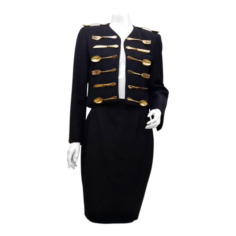 MOSCHINO COUTURE Dinner Jacket Skirt Suit