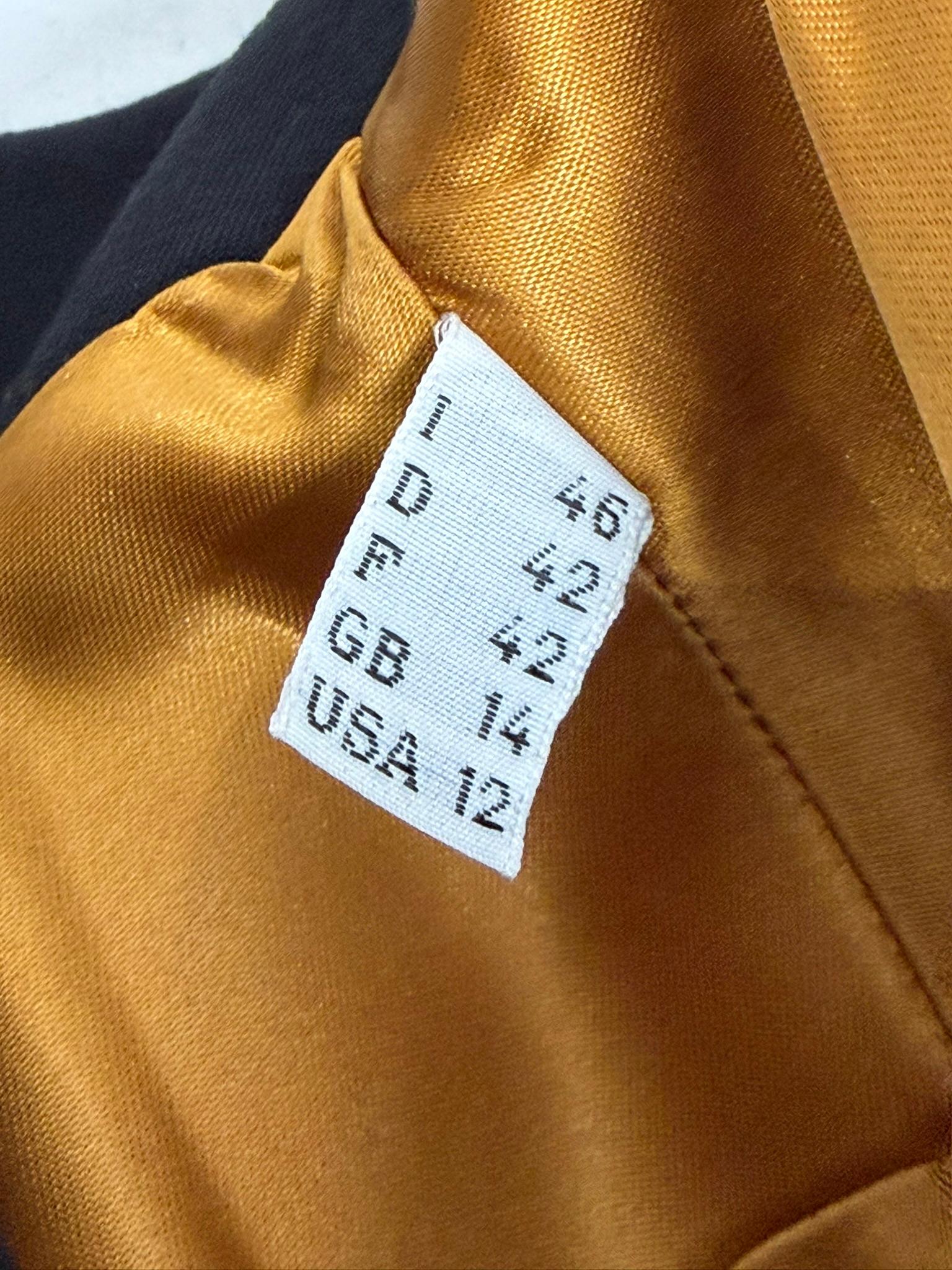 Ensemble veste à patch et jupe point d'interrogation Moschino Couture automne 1988 en vente 7